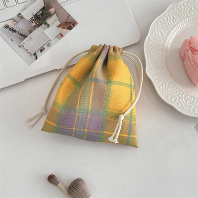 Poșetă mică pentru monede, cheie, căști, cablu de date, șnur de depozitare, geantă din pânză, bijuterii, ruj, pentru cosmetice