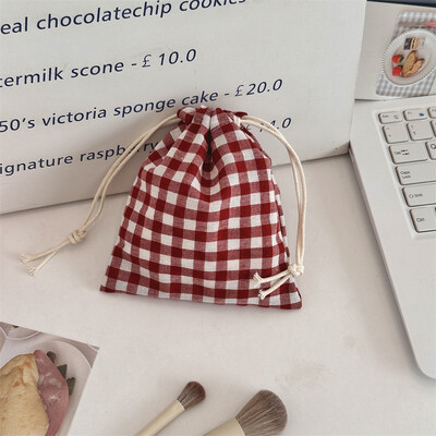 Poșetă mică pentru monede, cheie, căști, cablu de date, șnur de depozitare, geantă din pânză, bijuterii, ruj, pentru cosmetice