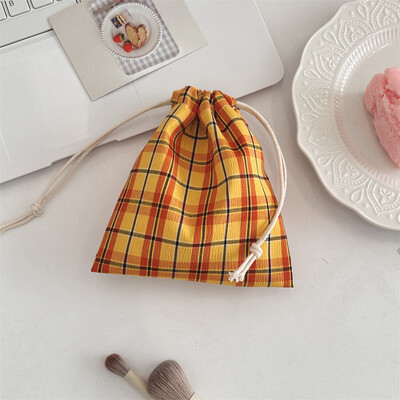 Poșetă mică pentru monede, cheie, căști, cablu de date, șnur de depozitare, geantă din pânză, bijuterii, ruj, pentru cosmetice