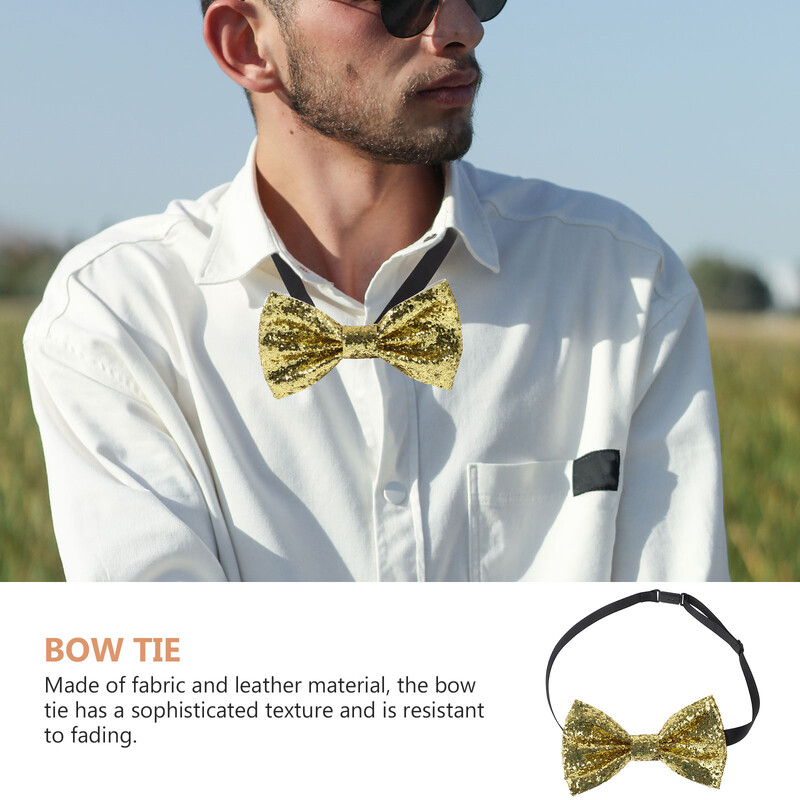 Leptir-kravata Banquet za izvedbu Dječji samci Odrasli Britanci Svjetlucavi Pu Boja Podesiva (crvena) Šljokice Mladoženja