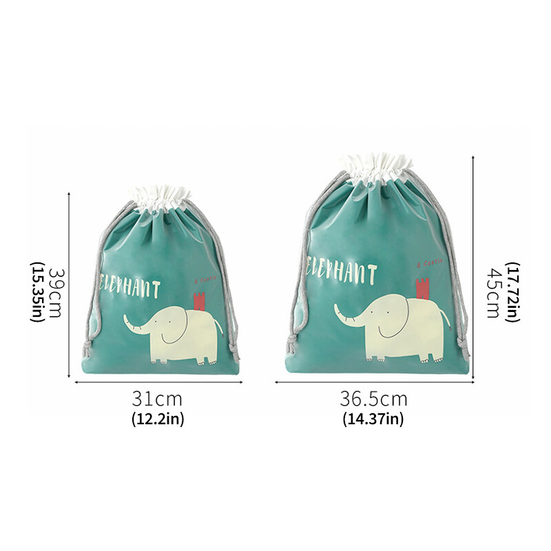 Geanta de depozitare din plastic Geanta cu snur Geanta de depozitare impermeabila Geanta de depozitare de voiaj Geanta de depozitare pentru haine umede Costum de baie 36*45cm
