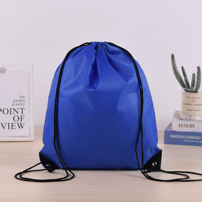 34x42cm LOGO personalizabil, reutilizabil, cu șnur, geantă de depozitare, impermeabilă, portabilă, pentru călătorii în aer liber, sport, rucsac Depozitare acasă