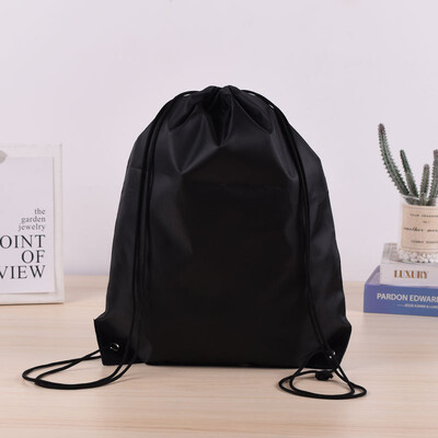 34x42cm LOGO personalizabil, reutilizabil, cu șnur, geantă de depozitare, impermeabilă, portabilă, pentru călătorii în aer liber, sport, rucsac Depozitare acasă