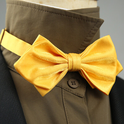 4 стила Едноцветни черно-бели винени папийонки Нова панделка Позлатена пеперуда Двуслоен смокинг с панделка за сватбено парти