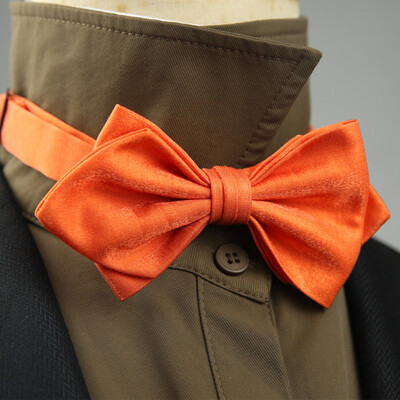 4 стила Едноцветни черно-бели винени папийонки Нова панделка Позлатена пеперуда Двуслоен смокинг с панделка за сватбено парти