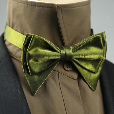 4 стила Едноцветни черно-бели винени папийонки Нова панделка Позлатена пеперуда Двуслоен смокинг с панделка за сватбено парти