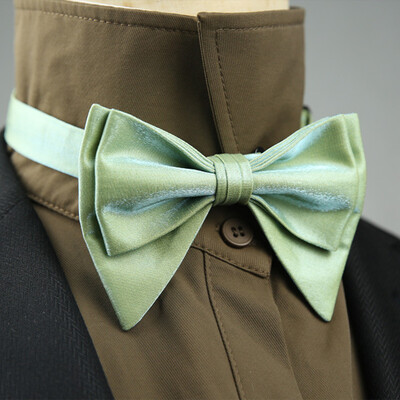 4 стила Едноцветни черно-бели винени папийонки Нова панделка Позлатена пеперуда Двуслоен смокинг с панделка за сватбено парти