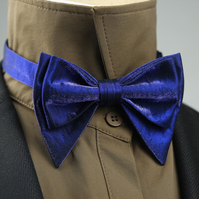 4 стила Едноцветни черно-бели винени папийонки Нова панделка Позлатена пеперуда Двуслоен смокинг с панделка за сватбено парти