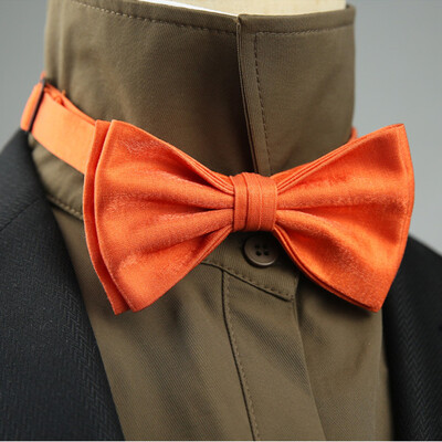 4 стила Едноцветни черно-бели винени папийонки Нова панделка Позлатена пеперуда Двуслоен смокинг с панделка за сватбено парти