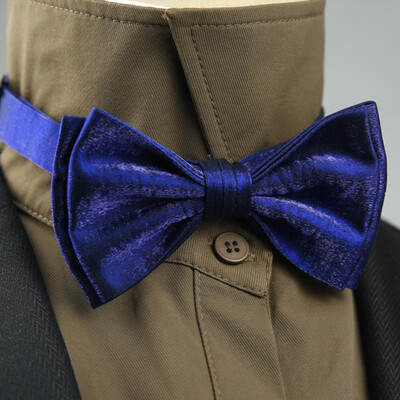 4 стила Едноцветни черно-бели винени папийонки Нова панделка Позлатена пеперуда Двуслоен смокинг с панделка за сватбено парти