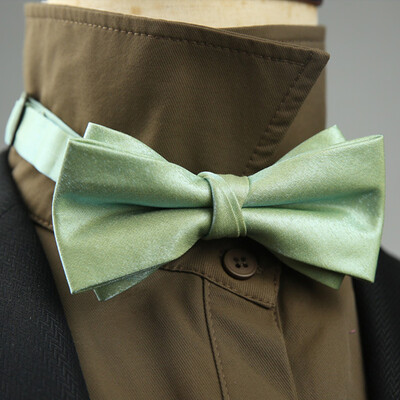 4 стила Едноцветни черно-бели винени папийонки Нова панделка Позлатена пеперуда Двуслоен смокинг с панделка за сватбено парти