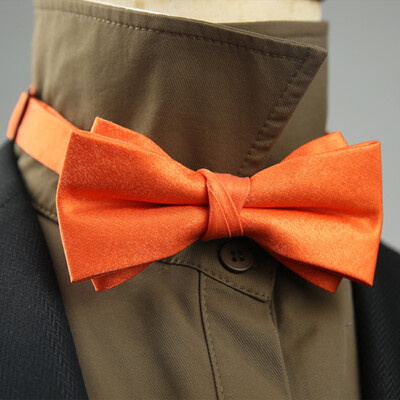 4 стила Едноцветни черно-бели винени папийонки Нова панделка Позлатена пеперуда Двуслоен смокинг с панделка за сватбено парти