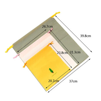 Водоустойчива пакетна джобна чанта за съхранение Домакински продукти Минималистична прахоустойчива чанта с шнур Креативна чанта за съхранение на дрехи за пътуване