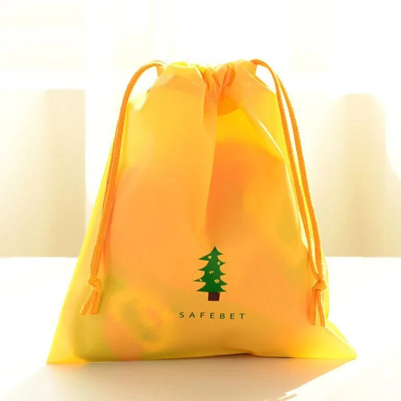 Geantă de depozitare de buzunar, pachet impermeabil, produse de uz casnic, geantă minimalistă, rezistentă la praf, cu șnur, geantă de depozitare creativă pentru îmbrăcăminte de călătorie