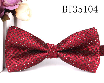 Mala karirana leptir mašna Za mladoženje Modne leptir mašne Za muškarce Žene Košulja Leptir mašna Prilagodljive leptir mašne za odrasle Kravata Kumova leptir mašna