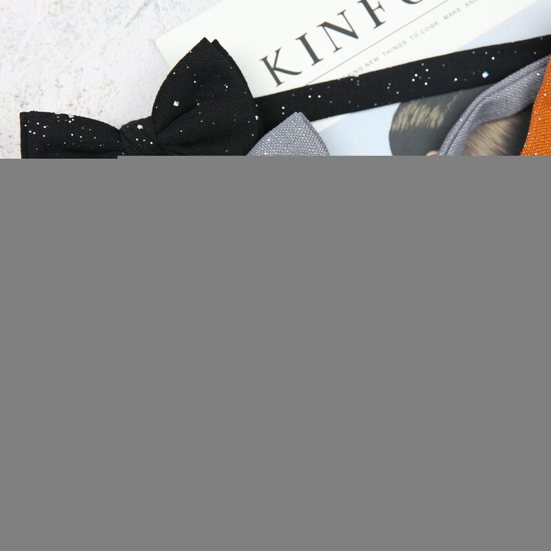 2024. Nove leptir mašne sa sjajnim točkicama za muškarce, šljokice, dijamant, jednobojna mašna, smeđi bijeli leptir, smoking, košulja, dodaci za odijelo, poklon