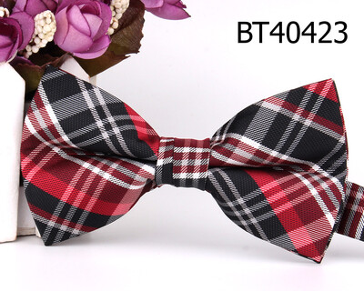 Nova karirana leptir-mašna Za mladoženju Prethodno zavezana leptir-mašna Za muškarce Žene Leptir-mašna s čvorom Leptir-mašne za vjenčanja za odrasle Kravate Podesive leptir-mašne za kumove