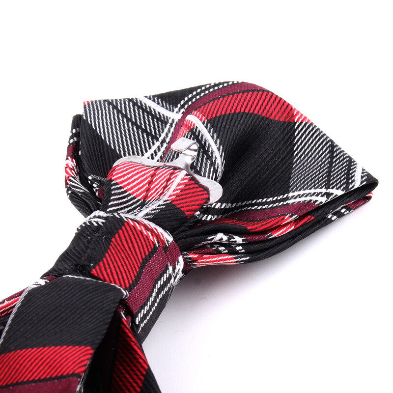 Nova karirana leptir-mašna Za mladoženju Prethodno zavezana leptir-mašna Za muškarce Žene Leptir-mašna s čvorom Leptir-mašne za vjenčanja za odrasle Kravate Podesive leptir-mašne za kumove