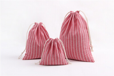 Pungă cosmetică cu șnur din bumbac, in, geantă cadou, ambalare bagaje de călătorie, pungă de depozitare, pentru nuntă, ambalare bijuterii de Crăciun