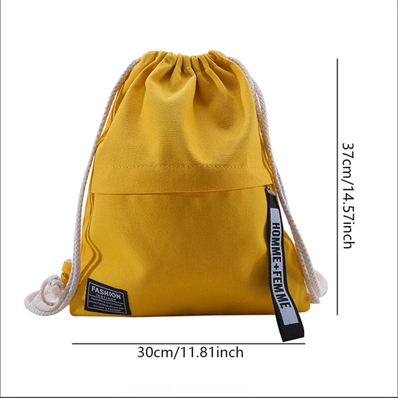 Audekla aukliņu mugursoma uzglabāšanas pakotne mugursoma