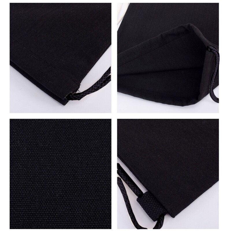 Rucsac cu șnur simplu, geantă cu șnur, geantă de sport, pentru bărbați, femei, cu șnur, geantă din pânză din bumbac, respirabilă