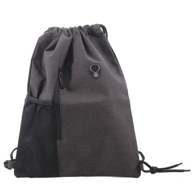 Culori duble Geantă de depozitare pentru sport în aer liber Geantă de gimnastică Geantă de rucsac cu șnur din nailon de mare capacitate Geantă de fitness