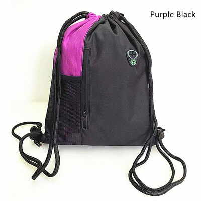 Culori duble Geantă de depozitare pentru sport în aer liber Geantă de gimnastică Geantă de rucsac cu șnur din nailon de mare capacitate Geantă de fitness