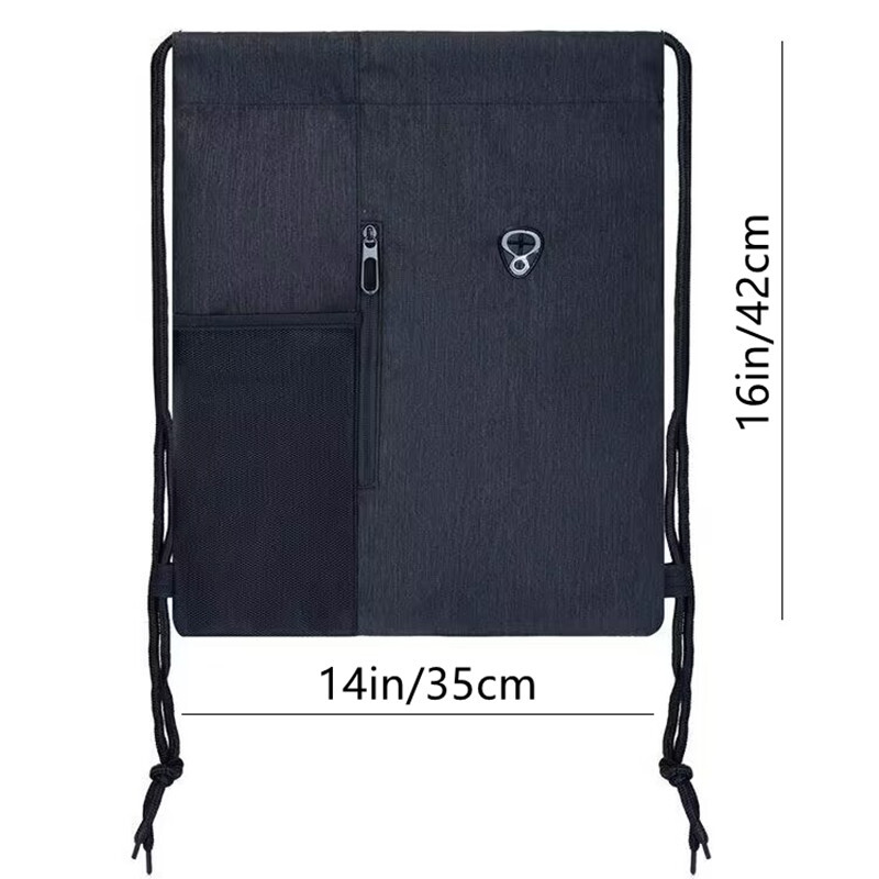 Culori duble Geantă de depozitare pentru sport în aer liber Geantă de gimnastică Geantă de rucsac cu șnur din nailon de mare capacitate Geantă de fitness