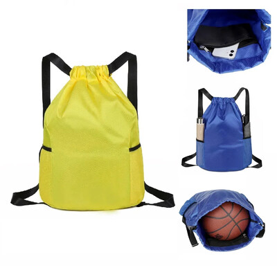 Geantă sport, călătorie, exterior, fitness, rucsac multifuncțional de agrement pentru bărbați și femei cu buzunare cu șnur, rucsac