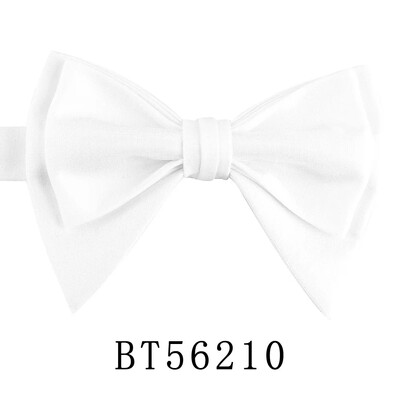 Jaunas vīriešu taures, iepriekš piesietas stils Liela izmēra tauriņi spīdīgs audums vienkrāsains, formāls vīriešu tauriņš kāzu ballītei