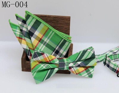 meeste kikilipsu taskuräti komplekt Check kikisõlm Klassikaline puuvill Jacquard Kootud Meeste Butterfly BowTie Tasku kandiline kostüümid