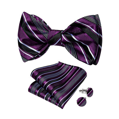 Retro kikilips Meestele Kikilipsu komplekt Peen Meeste Kikilipsu Aksessuaarid Burgundia Veinpunane Värv Paisley Butterfly Knot King