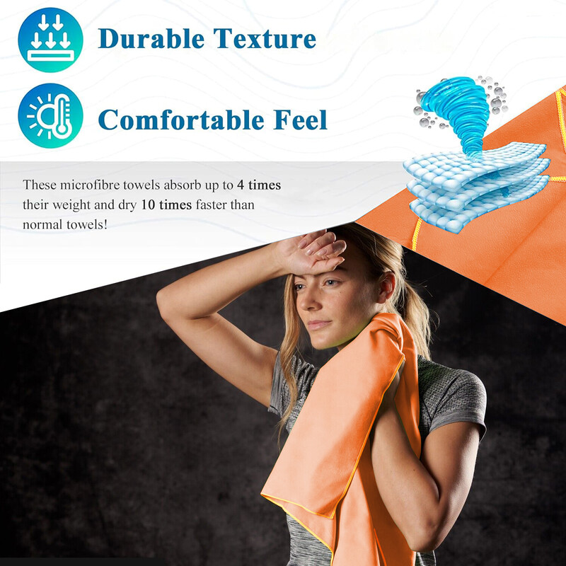 Mikropluošto greitai džiūstantis kelioninis ir sportinis rankšluostis, puikiai sugeriantis, kompaktiškas, lengvas stovyklai, kuprinei, žygiams, paplūdimiui, jogai, plaukimui