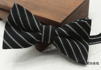 Klasiskas kokvilnas tauriņi vīriešiem Khaki balti tauriņi sievietēm ikdienas ikdienas tauriņš, svītrains tauriņš, kāzu bankets