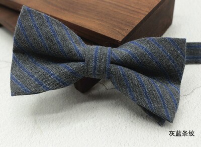 Klasiskas kokvilnas tauriņi vīriešiem Khaki balti tauriņi sievietēm ikdienas ikdienas tauriņš, svītrains tauriņš, kāzu bankets