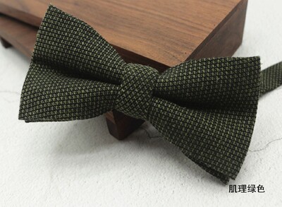 Klasiskas kokvilnas tauriņi vīriešiem Khaki balti tauriņi sievietēm ikdienas ikdienas tauriņš, svītrains tauriņš, kāzu bankets