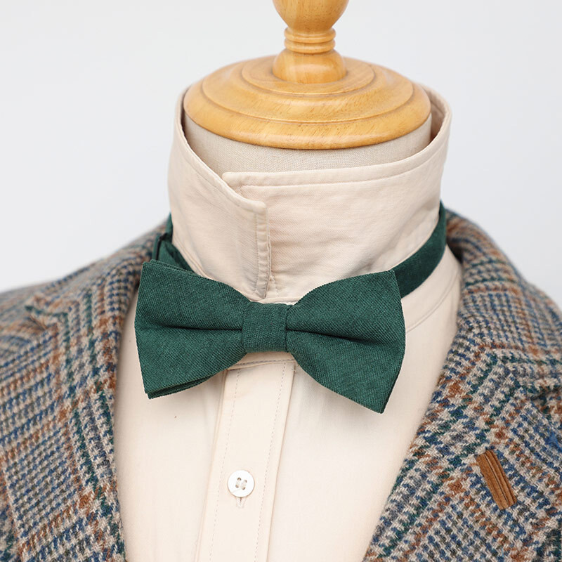 Klasiskas kokvilnas tauriņi vīriešiem Khaki balti tauriņi sievietēm ikdienas ikdienas tauriņš, svītrains tauriņš, kāzu bankets