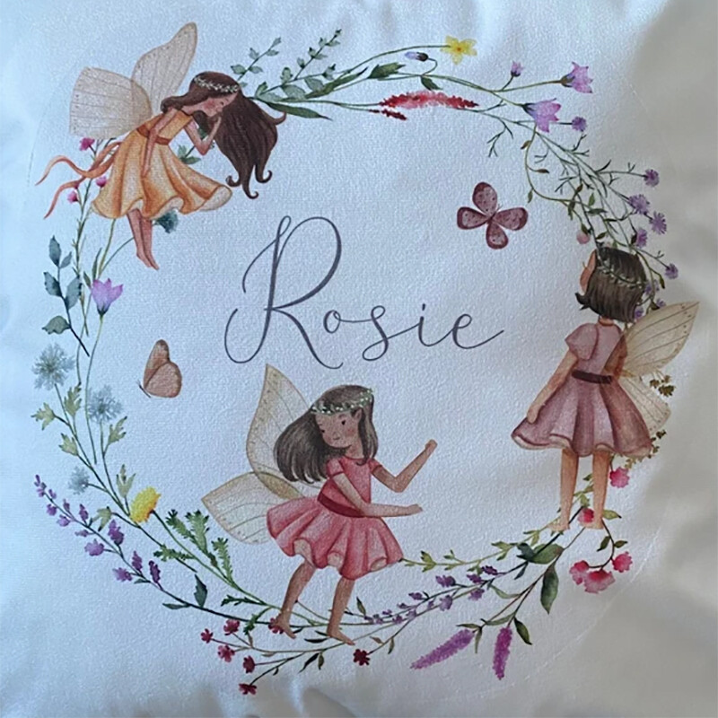 Personalizēta pielāgota nosaukuma dāvanu maisiņa rotaļlieta Maiss Fairy Woodland bērns Meitenes dzimšanas dienas ballīte Baby Shower Ziemassvētku dāvana bērnudārza glabātuve