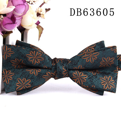 Нова жакардова мъжка папийонка Класически костюми Папийонки за мъже Жени Папийонка възел за младоженеца Папийонки за парти Сватбени папийонки за подаръци