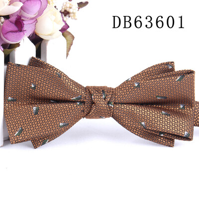 Нова жакардова мъжка папийонка Класически костюми Папийонки за мъже Жени Папийонка възел за младоженеца Папийонки за парти Сватбени папийонки за подаръци