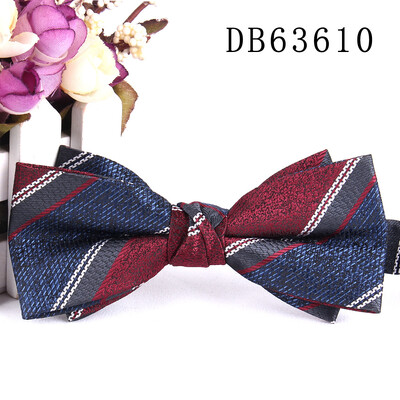 Нова жакардова мъжка папийонка Класически костюми Папийонки за мъже Жени Папийонка възел за младоженеца Папийонки за парти Сватбени папийонки за подаръци