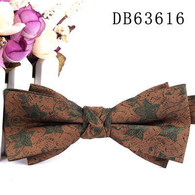 Нова жакардова мъжка папийонка Класически костюми Папийонки за мъже Жени Папийонка възел за младоженеца Папийонки за парти Сватбени папийонки за подаръци