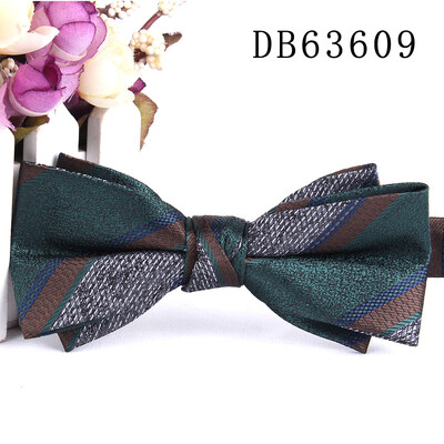 Нова жакардова мъжка папийонка Класически костюми Папийонки за мъже Жени Папийонка възел за младоженеца Папийонки за парти Сватбени папийонки за подаръци