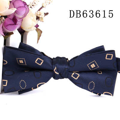 Нова жакардова мъжка папийонка Класически костюми Папийонки за мъже Жени Папийонка възел за младоженеца Папийонки за парти Сватбени папийонки за подаръци