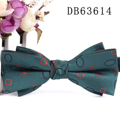 Нова жакардова мъжка папийонка Класически костюми Папийонки за мъже Жени Папийонка възел за младоженеца Папийонки за парти Сватбени папийонки за подаръци