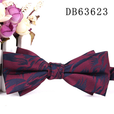 Нова жакардова мъжка папийонка Класически костюми Папийонки за мъже Жени Папийонка възел за младоженеца Папийонки за парти Сватбени папийонки за подаръци