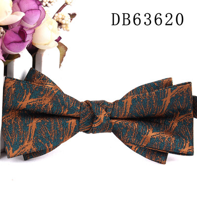 Нова жакардова мъжка папийонка Класически костюми Папийонки за мъже Жени Папийонка възел за младоженеца Папийонки за парти Сватбени папийонки за подаръци