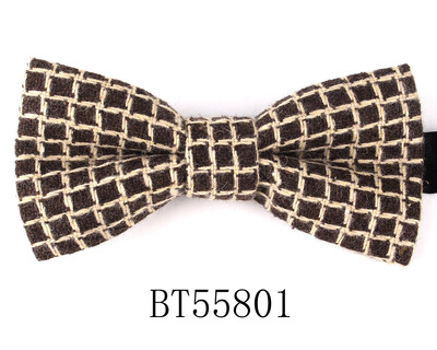 Papion nou de lână Papion de iarnă pentru bărbați, femei, papion, bărbați adulți, papion din lână, cravate, pentru petrecere, papion pentru cadouri