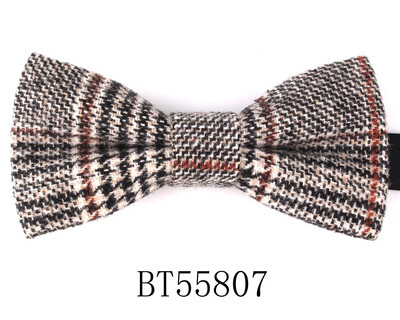 Papion nou de lână Papion de iarnă pentru bărbați, femei, papion, bărbați adulți, papion din lână, cravate, pentru petrecere, papion pentru cadouri