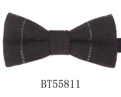 Papion nou de lână Papion de iarnă pentru bărbați, femei, papion, bărbați adulți, papion din lână, cravate, pentru petrecere, papion pentru cadouri